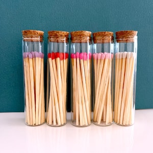 Cerillas de colores: Cerillas decorativas extra largas de 3&quot;