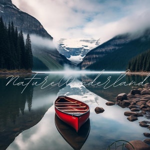 Lake Louise Print | Lake Louise Poster | Canada Art | Banff Art | Mountain art | wall art | gift art | Travel art