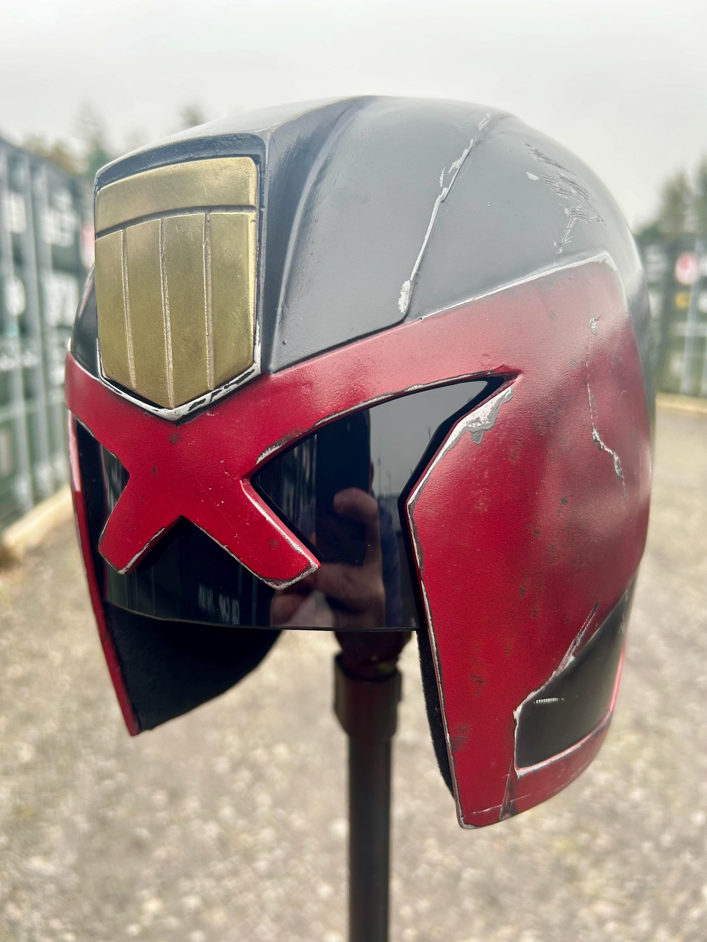 Judge Dredd Helmet - Etsy Judge Dredd Helmet - Etsy