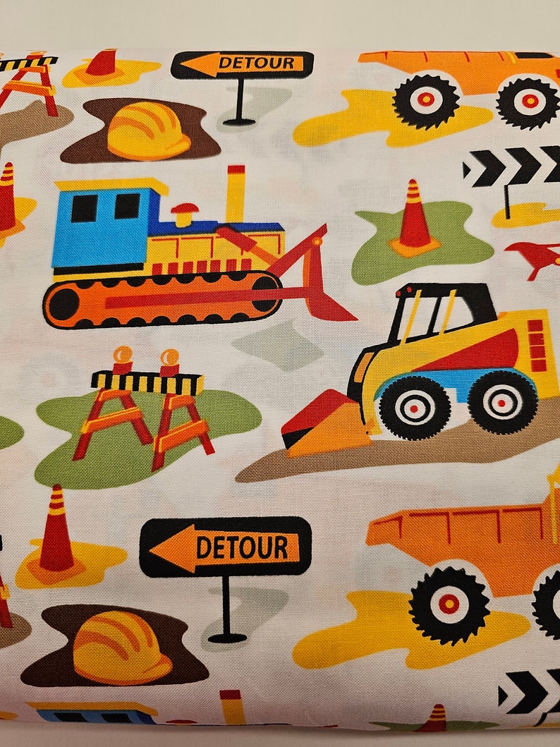 Michael Miller Fabrics Dig It Construction Broadcloth Fabric 100