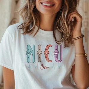 NICU Crew T-Shirt, NICU Nurse Shirt, Neonatal Nurse Gift, Cute NICU Nursing Apparel, Nurse Appreciation Tee, Nicu nurse tee, Nurse gift