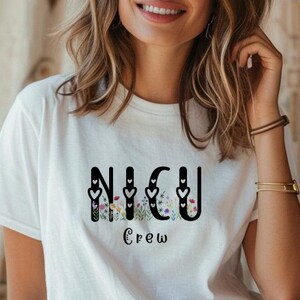 NICU Crew T-Shirt, NICU Nurse Shirt, Neonatal Nurse Gift, Cute NICU Nursing Apparel, Nurse Appreciation Tee, Nicu nurse tee, Nurse gift