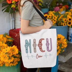 NICU Crew Einkaufstasche, Geschenk für NICU-Krankenschwestern, Krankenschwester