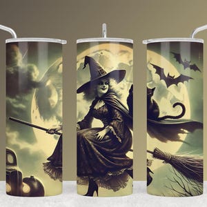 Enchanting Witch Digital Art Printable - Instant Download Halloween Decor