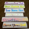 Custom Text Vinyl Decal - Custom Decal For Laptop Stickers Personalized Vinyl Decal Sticker Custom Sticker Decals for Car Decals For Tumbler