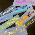 Custom Text Vinyl Decal - Vinyl Name Decal For Laptop Stickers Personalized Decal Sticker Custom Name Stickers Decals Car Decals For Tumbler