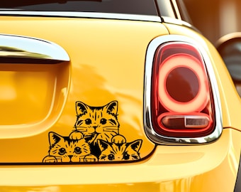 Cat Vinyl Decal - Peeker Sticker Peeking Stickers Cat Decals Car Decal Tumbler Decals Laptop Decal Window Decal Cute Stickers Funny Stickers