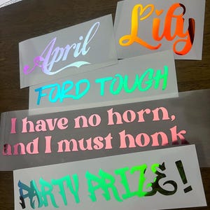 Benutzerdefinierter Text Vinyl Aufkleber - Vinyl Name Aufkleber für Laptop Aufkleber Personalisierter Aufkleber Aufkleber Benutzerdefinierter Name Aufkleber Abziehbilder Auto Abziehbilder für Tumbler Bild 12