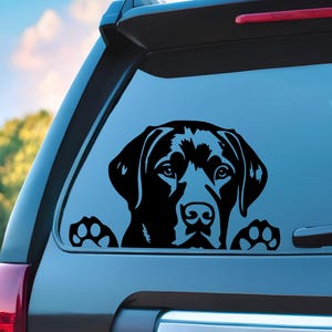 Peeking Dog Sticker -  Labrador Peeker Stickers Decals for Car Decals for Tumbler Laptop Decal Window Decal Cute Stickers Funny Stickers