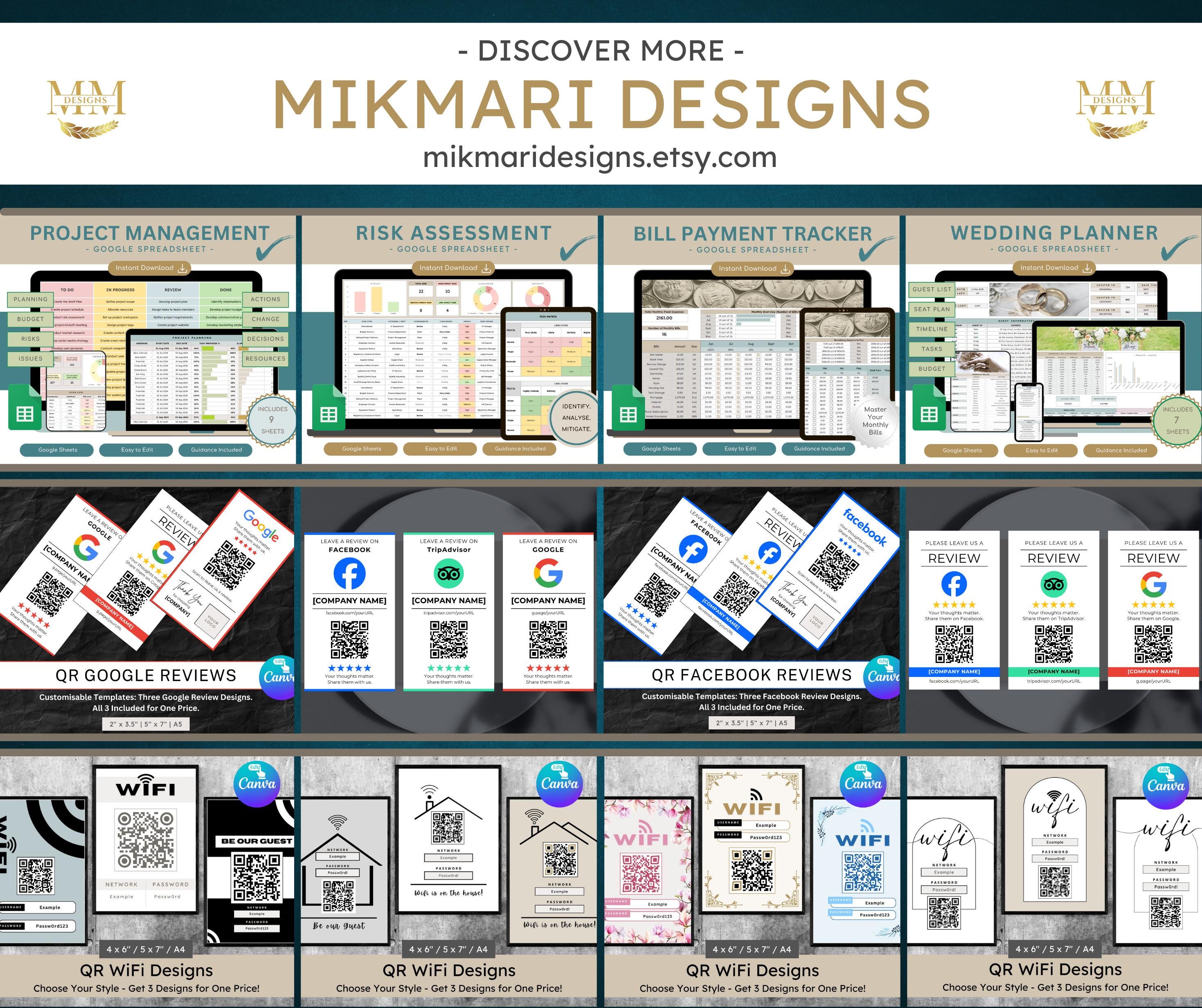 Bucket List Tracker Spreadsheet Template, Bucket List Google Sheets ...