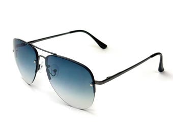 Dafullhou Aviator Sunglasses Men Women Classic Designer Gradient Lens Retro Sun Glasses