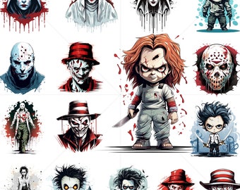 Horror Bundle,Halloween Michael Myers PNG , Vintage Halloween Png, Horror Character Png, Halloween Movie Png, Horror Png, Instant Download