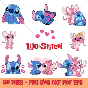 Stitch svg, stitch bundle, stitch clipart, stitch png, lilo and stitch svg, cricut svg, silhouette svg,stitch layered,stitch svg cricut