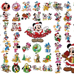 Christmas Mouse And Friends Svg Bundle, Mickey Christmas New Clipart Bundle, Christmas Svg, Mickey Christmas Clip Art, Merry Christmas