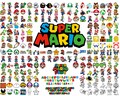 Super Mario SVG Bundle for Cricut and Sublimation, Mario Cut Files, Mario Clipart, Super Mario Font, Mario PNG, Mario Family Svg,Layered Svg