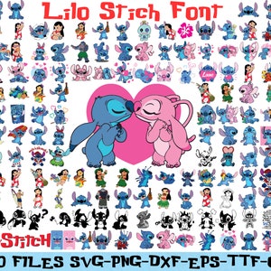1000 stitch svg, stitch bundle, stitch clipart, stitch png, lilo and stitch svg, cricut svg, silhouette svg,stitch layered,stitch svg cricut