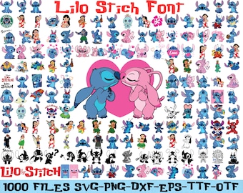1000 stitch svg, stitch bundle, stitch clipart, stitch png, lilo and stitch svg, cricut svg, silhouette svg,stitch layered,stitch svg cricut