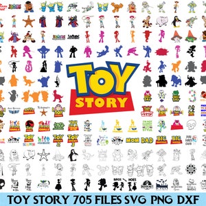 705 Files Toy Story SVG Bundle, Woody Svg Files for Cricut, Toy Story Png, Buzz Lightyear Svg for Shirts, Toy Story Clipart, Toy Story SVG