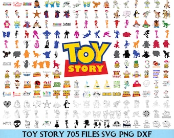 705 Files Toy Story SVG Bundle, Woody Svg Files for Cricut, Toy Story Png, Buzz Lightyear Svg for Shirts, Toy Story Clipart, Toy Story SVG