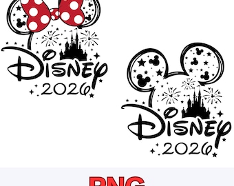 Mickey Ears Castle 2026 PNG, Family Trip Shirt Design