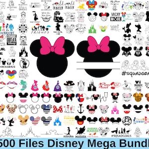 1500 Bundle Mouse SVG, Silhouette, SVG Cricut, SVG Clipart, Layered, Svg Files for Cricut, Silhouette, Cut Files Png File,Mouse Mega Bundle