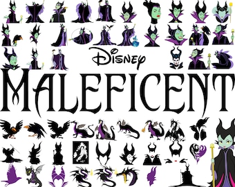 Maleficent Svg Bundle, Female Villains Clipart, Fairytale Svg, Evil Characters, villains svg, Bad girls svg, villains for cricut,Witches svg