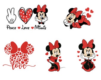 Myszka Miki i Myszka Minnie SVG, Mickey Svg, Minnie SVG, Urodziny SVG, Klub Myszki Miki SVG, Natychmiastowe pobieranie