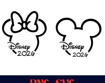 2026 Family Vacation Mouse Head SVG PNG Bundle, Matching Trip Shirt Design