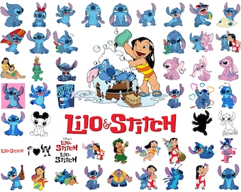 Stitch and Angel SVG Bundle, Stitch svg, stitch bundle, stitch clipart, stitch png, lilo and stitch svg, cricut svg, silhouette svg, stitch