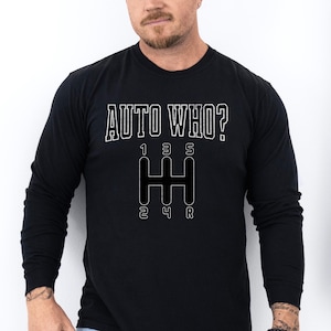 Comfort Colors® Car Guy Tee, Manual Gear Long Sleeve Tee, Stick Shift Manual Gear Tee, Stick Shift Gift Tee, 5 Speed Shift Pattern T-Shirt