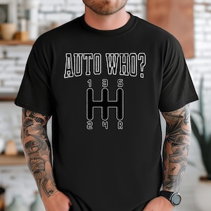 Comfort Colors® Car Guy Tee | Auto Who Manual Shirt | Stick Shift Manual Gear Tee | Stick Shift Driver Gift | 5 Speed Shift Pattern T-Shirt