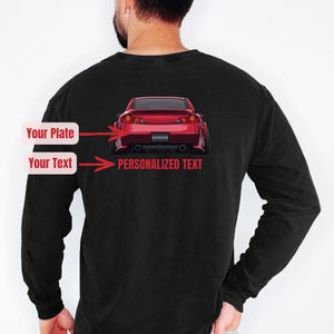 Camiseta Comfort Colors® 6014 G35 / Camiseta personalizada de coche G35 / Camiseta de manga larga JDM G35 / Regalo para entusiastas del Infiniti G35 / Camiseta personalizada con tuner G35