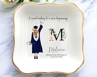 Nurse Graduation Gift for Her, Graduation Jewelry Dish, New Nurse Gift, Personalized Grad Gifts for Nurse, College Nurse Appreciation Gifts