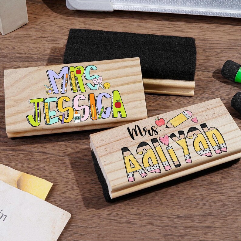 Personalized Teacher Whiteboard Eraser, Back to School Gift, Custom ...