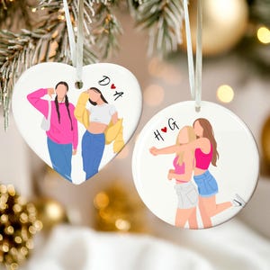 Personalized Bestie Photo Trinket Dish: Birthday Best Friend Gifts, Friendship Ring Holder, Thank You Gift For Friend immagine 3