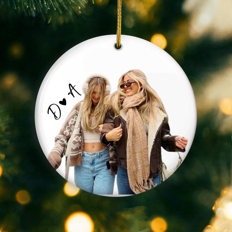 Personalized Bestie Photo Trinket Dish: Birthday Best Friend Gifts, Friendship Ring Holder, Thank You Gift For Friend immagine 11