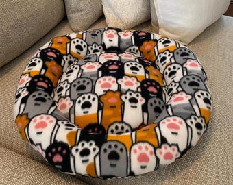 Cat Bed Kitten Nest Donut Pet Beds