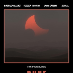 Unique Artwork Inspired by Dune | Alternative Movie Poster for Denis Villeneuve&#39;s Masterpiece