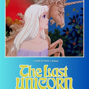 Unique The Last Unicorn Alternate Fan Poster Art Print