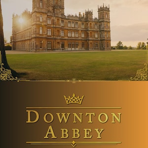 Affiche de fan de Downton Abbey | Décoration de série télévisée britannique