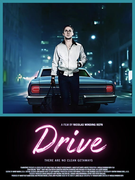Original Drive Alternate Movie Poster | Fan Made Design - Etsy