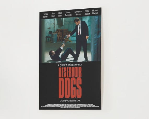 レザボア・ドッグスのポスター｜90年代の映画ウォールアート - Etsy 日本