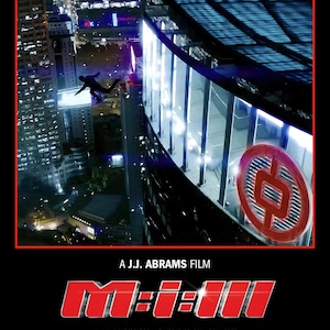 Mission Impossible 3 Alt Fan Poster | Movie Memorabilia Print