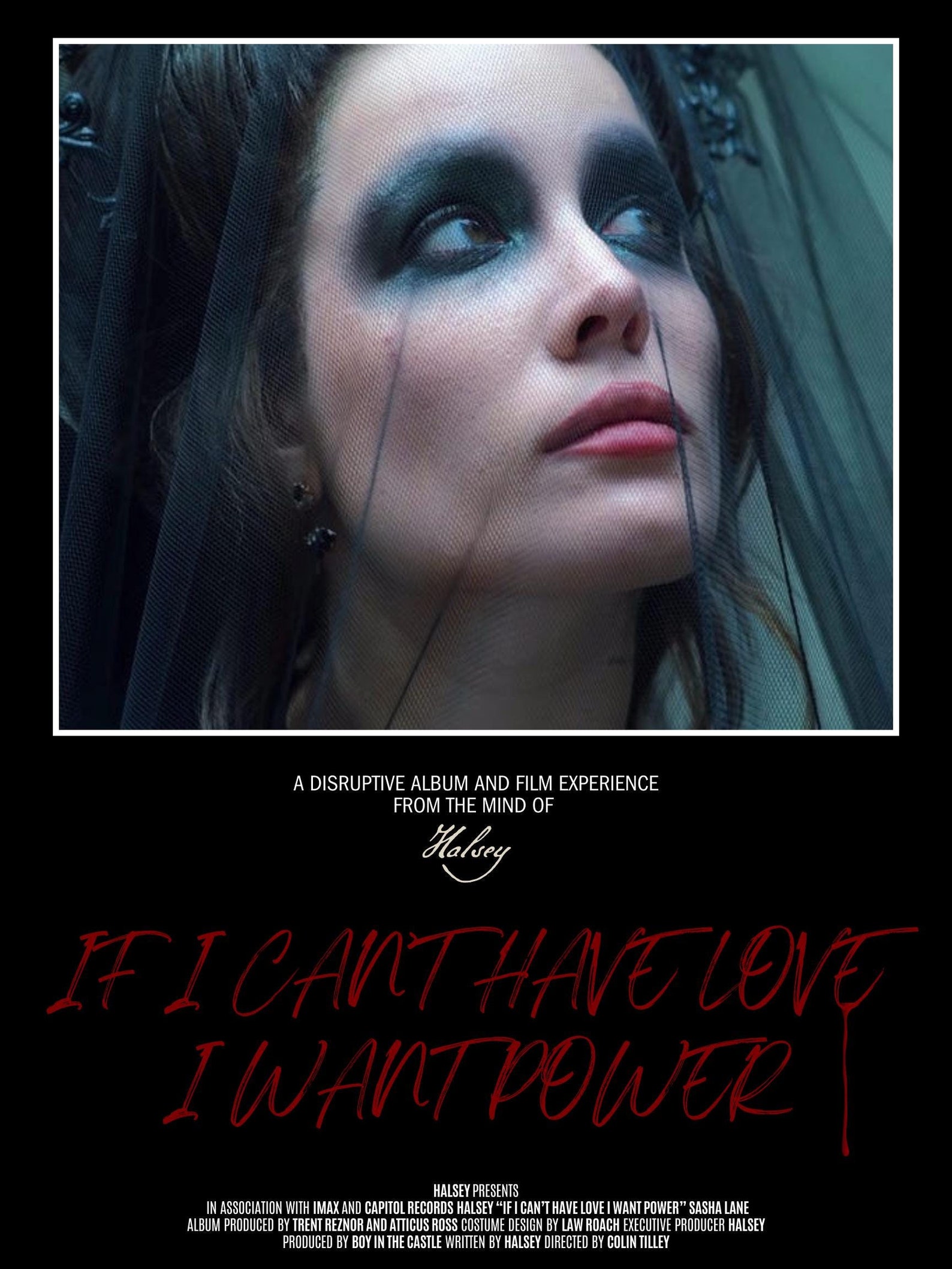 If I Can't Have Love I Want Power Inspired Poster for Halsey Fans