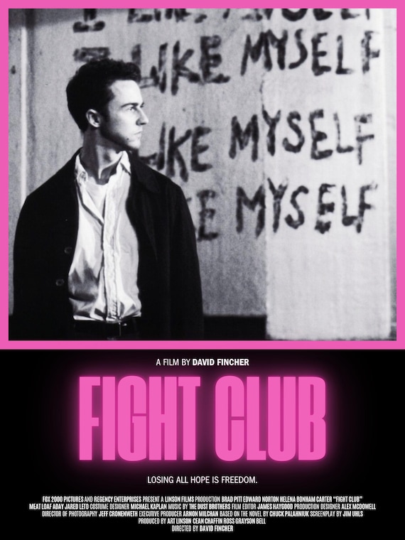 Unique Fight Club Alternate Movie Poster | Alternative Graphic