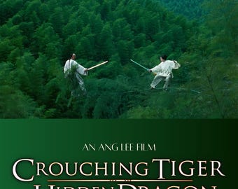 Crouching Tiger, Hidden Dragon Print | Martial Arts Fantasy Film Art