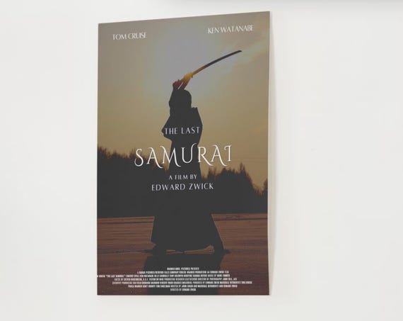 The Last Samurai by Edward Zwick | Movie Art Print - Etsy