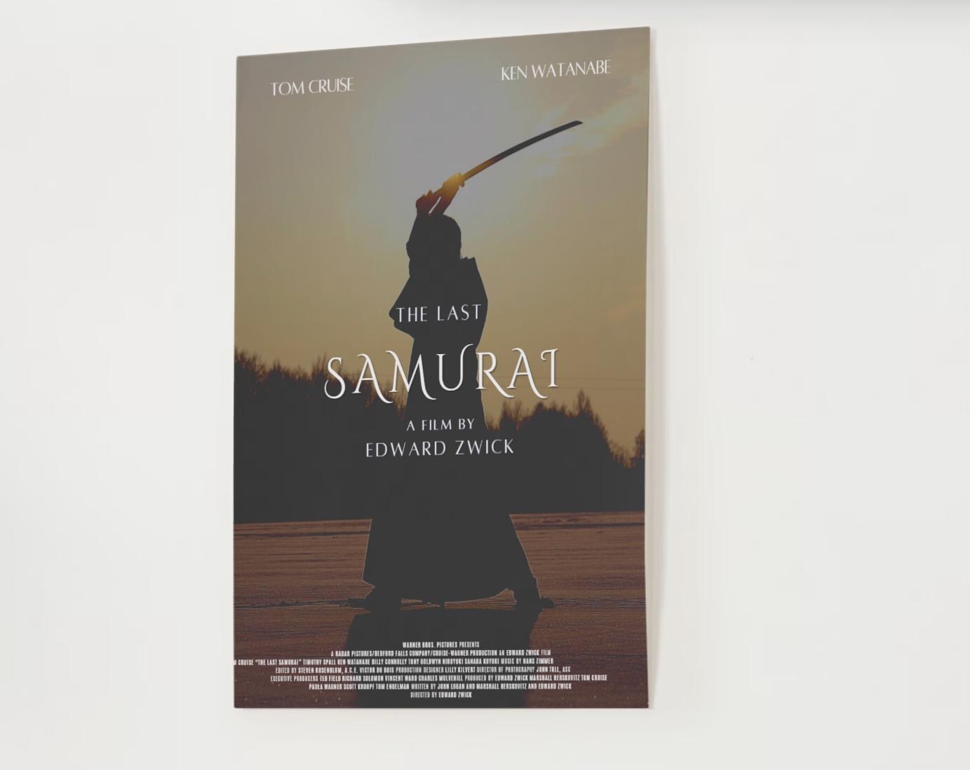 The Last Samurai by Edward Zwick | Movie Art Print - Etsy