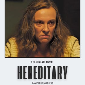 Unique Hereditary Poster for Horror Movie Fanatics