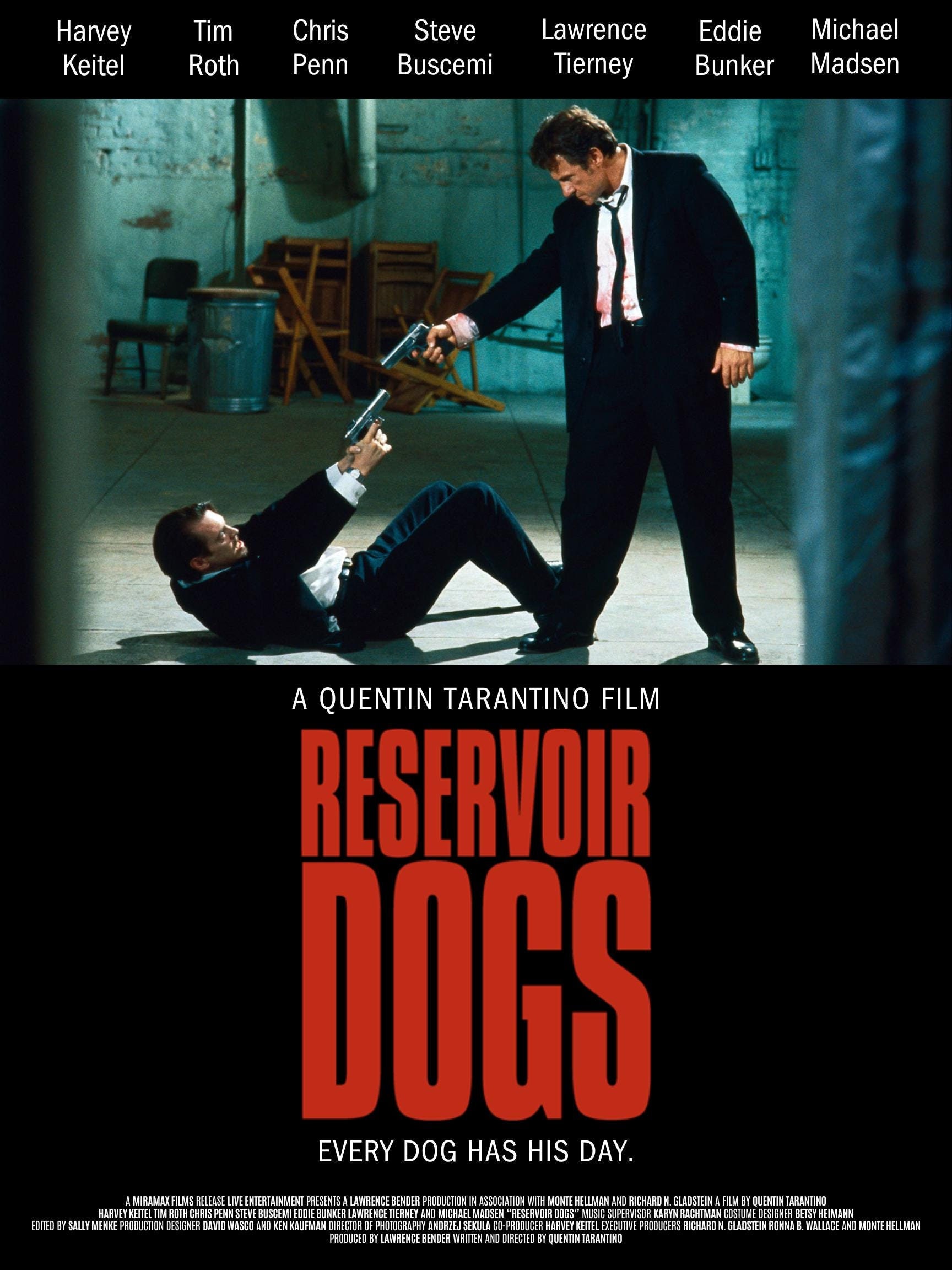 Reservoir Dogs Poster | 90s Movie Wall Art - Etsy, image size:1728x2304